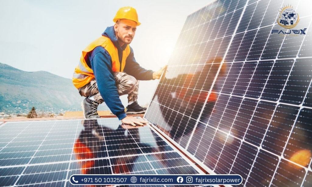 working solar panel work