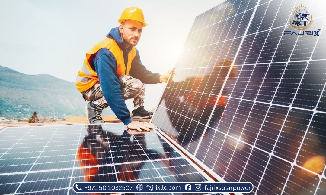 working solar panel work